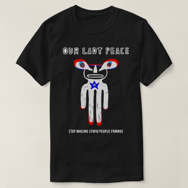 Camiseta Hombres Mujeres Nuestra Señora La Paz Regala El Ve (Diseño del anverso)