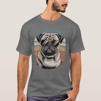 Camiseta Hombres Mujeres Orgullosos Pug Geniales Dueños de 