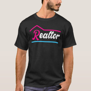 Camiseta Hombres Mujeres Realtor Agente Inmobiliaria Agente