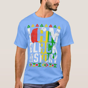 Camiseta Hombres Mujeres Soy Un Mes De Historia Negra Améri