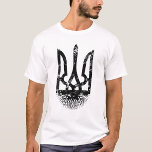 Camiseta Hombres Mujeres Ucranianas Raíces Ucrania Orgullo 