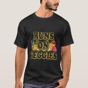 Camiseta Hombres Mujeres Veganos Geniales Corren En Verdura