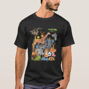 Camiseta Hombres Mujeres y Niños Vida Silvestre Día de Fies