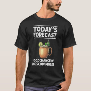 Camiseta Hombres mula moscovitas Bebidas de cócteles de la