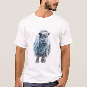 Camiseta Hombres Musgoños Etéreos de Frost Azul