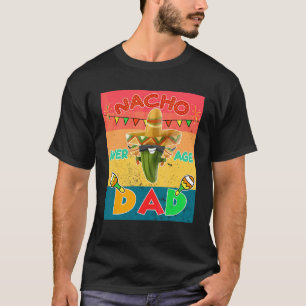 Camiseta Hombres Nacho Padre Promedio Padre Mexicano Fiesta