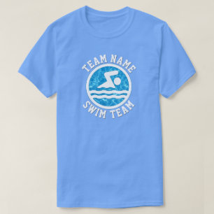 Camiseta Hombres Natación y Buceo Personalizado Natación Eq