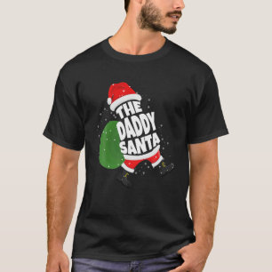 Camiseta Hombres Navidades Pajama Fiesta de la familia Sant