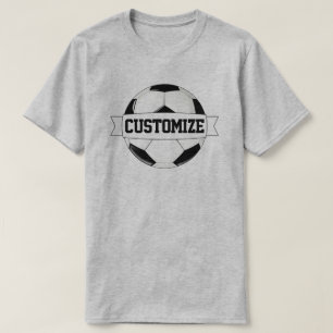 Camiseta Hombres negros y nombre de encargo blanco del