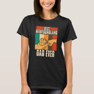 Camiseta Hombres Newfie Dog Mejor Papá De Terranova