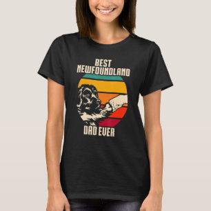 Camiseta Hombres Newfie Dog Mejor Papá De Terranova