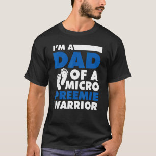 Camiseta Hombres Nicu Soy el padre de un guerrero de micro 