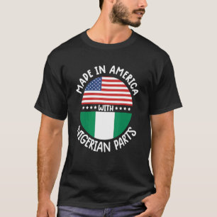Camiseta hombres nigerianos bandera de Nigeria mujeres tee 