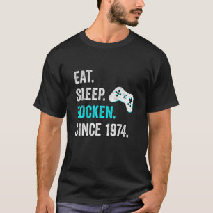 Camiseta Hombres Niño Regalo de Cumpleaños Hombre Come Jueg