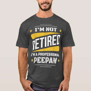 Camiseta Hombres No Jubilados Profesionales Peepaw Vintage 