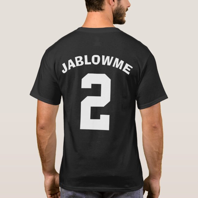 Camiseta Hombres Novedad divertida HEYWOOD JABLOWME 2 (Reverso)