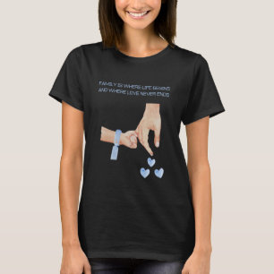 Camiseta Hombres Nuevo Padre De Un Niño Manteniendo Las Man
