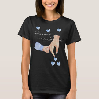 Camiseta Hombres Nuevo Padre De Un Niño Manteniendo Las Man