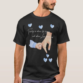 Camiseta Hombres Nuevo Padre De Un Niño Manteniendo Las Man