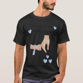 Camiseta Hombres Nuevo Padre De Un Niño Manteniendo Las Man