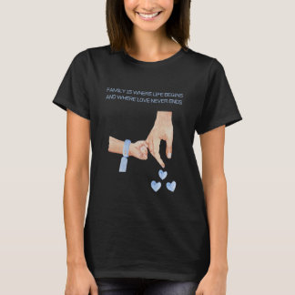 Camiseta Hombres Nuevo Padre De Un Niño Manteniendo Las Man