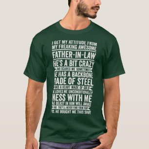 Camiseta Hombres, obtengo mi actitud de la paternal