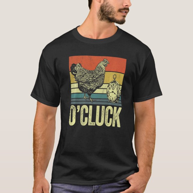 Camiseta Hombres O'cluck cacareando a un agricultor de poll (Anverso)
