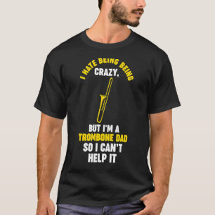 Camiseta Hombres, odio ser trombone musical