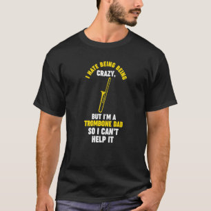 Camiseta Hombres, odio ser trombone musical