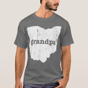 Camiseta Hombres Ohio Abuelo T Abuelo Regala Gran Estado