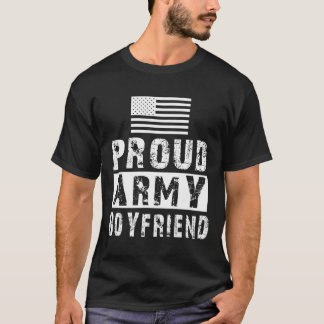 Camiseta Hombres Orgulloso Ejército Amigo Familia Aprecia M