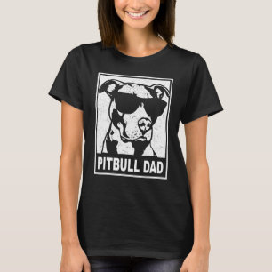 Camiseta Hombres Orgulloso Pitbull Dad American Pittie Dadd