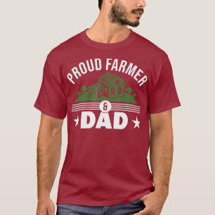 Camiseta Hombres Orgullosos Agricultores y Padres Patriótic