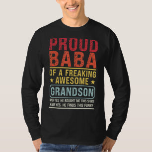 Camiseta Hombres Orgullosos Baba De Un Abuelo De Abuelo Bab