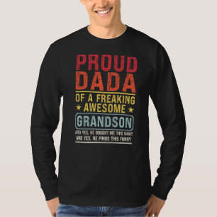 Camiseta Hombres Orgullosos Dada De Un Abuelo Dada Y Abuelo
