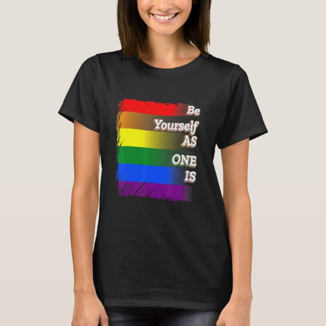 Camiseta Hombres Orgullosos De Guay Hombres Mujeres Sean Us (Anverso)