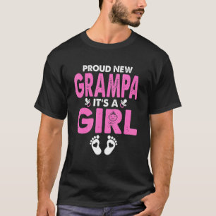 Camiseta Hombres Orgullosos De Nuevo Grampa, Un Chica De Gé