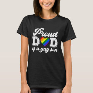 Camiseta Hombres Orgullosos De Un Hijo Gay Gay Lgbt Orgullo