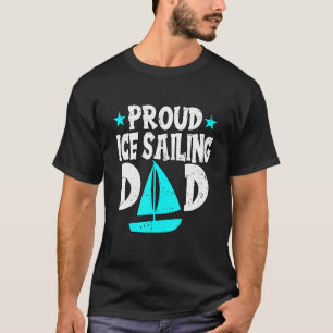 Camiseta Hombres Orgullosos De Vela De Hielo Papá Marido Ca