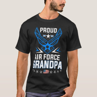 Camiseta Hombres Orgullosos Ejército de la Fuerza Aérea Abu