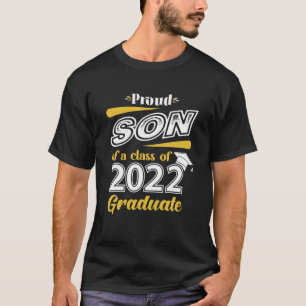 Camiseta Hombres Orgullosos Hijo De Una Clase De 2022 Gradu
