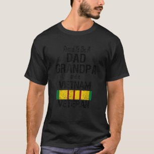 Camiseta Hombres Orgullosos Papá Abuelo Vietnam Veterano Re