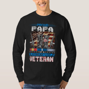 Camiseta Hombres Orgullosos Papá De Un Veterano De Guerra C