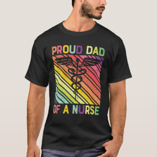 Camiseta Hombres Orgullosos Papá De Una Enfermera De Enferm