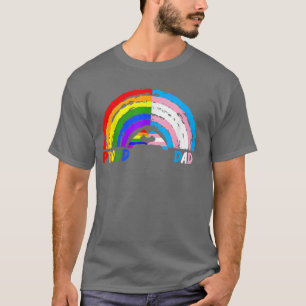 Camiseta Hombres Orgullosos Papá LGBT Y Trasgénero Lluvia G