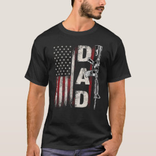 Camiseta Hombres Orgullosos Papá Papi Derechos De Armas Ar-