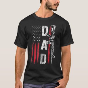 Camiseta Hombres Orgullosos Papá Papi Derechos De Armas Ar-
