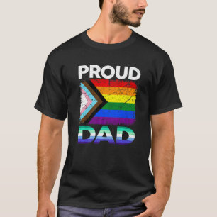 Camiseta Hombres Orgullosos Papá Transgénero Orgullo Bander