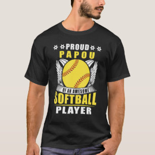 Camiseta Hombres Orgullosos Papou De Un Impresionante Jugad