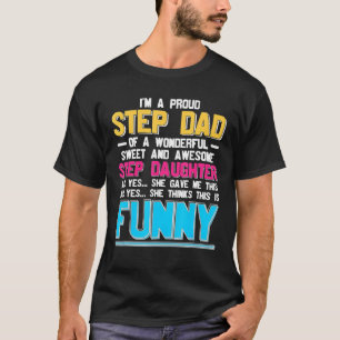 Camiseta Hombres Orgullosos Paso Papá De Un Dulce Paso Hija